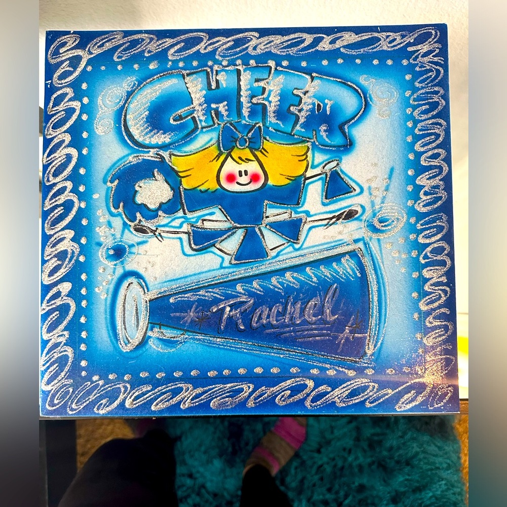 Cheerleading Photo Album Personalized Rachel by Airwaves.